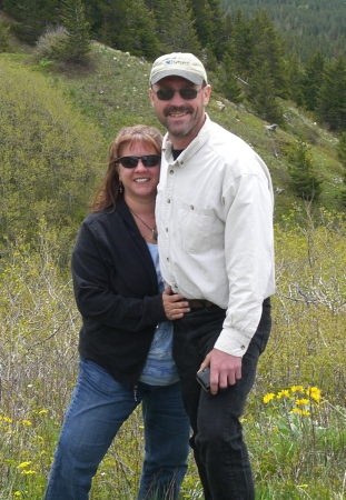 Rich and I Glacier Nat'l Park 08