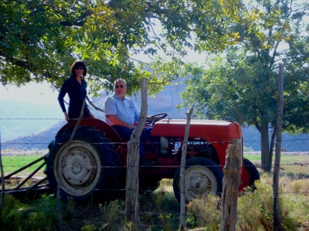 Dad and I, grand theft tractor