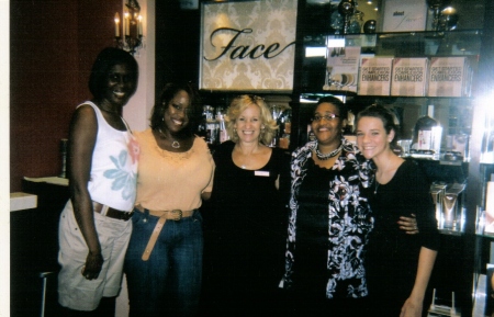Me, Brenda and the "Bare Minerals" gang!!