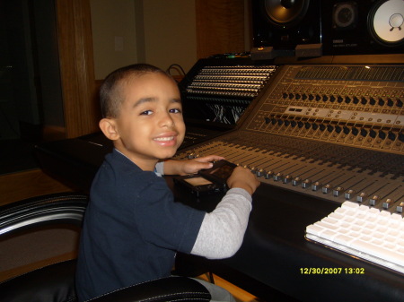 My Son Elijah on the boards