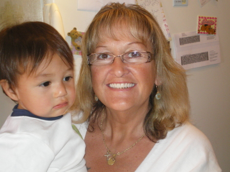 Me & my grandson, Kaide James Tran