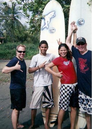 Surfing in Costa Rica