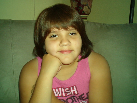 My daughter Anissa - 10 yrs old