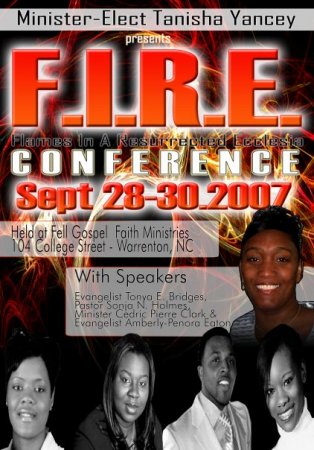 Evangelist Amberly P. Eaton - Lit the FIRE...