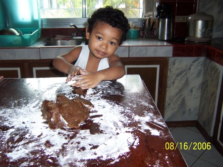 Jr making cookies