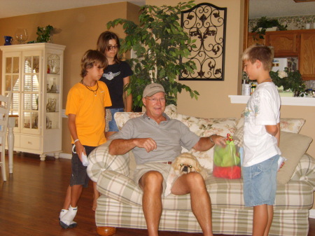 Kids with Grandpa 2008