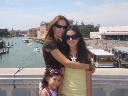 Me and my girls in Venice July 2008