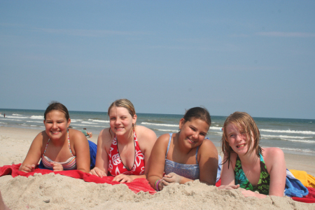 Heather, Alex, Rachel, Kennedy - Vaca 6-08