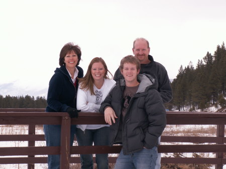 Mike, Natalie, Shane and I- Christmas 2007