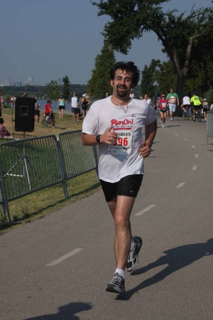 Me, running, July 07.  PHOTO CREDIT:RAE MILLS