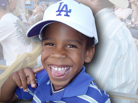 Steven At Dodgers Game, Father's Day 2000