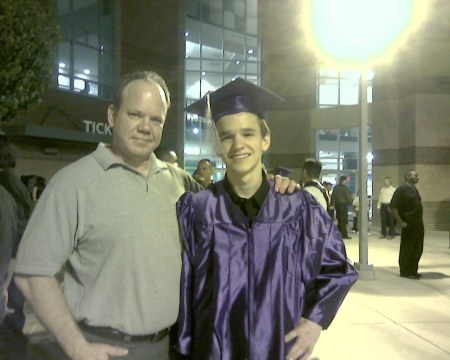 Chris, my son, Graduation day