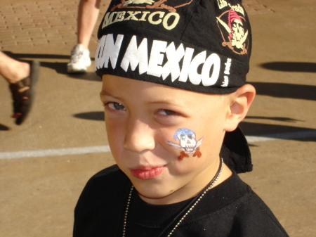 My son, Elijah in Cancun