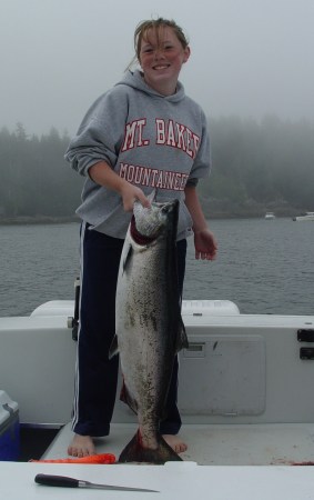 Chelsee with a Chinook