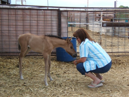 me with nugget at 10 hours old