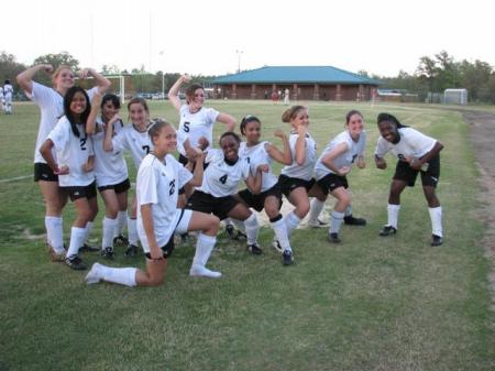 Liberty County Lady Panther Soccer team