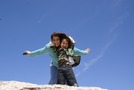 Yvonne and Paul flying