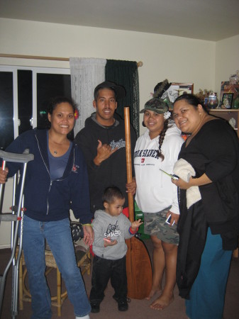 My #2 grandson Jayce Pua'oi Dawson w/mom & dad