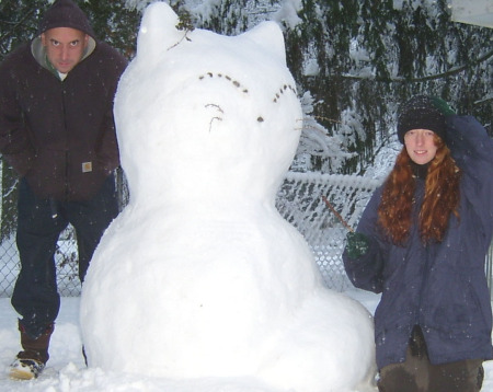 gwen and snowcat