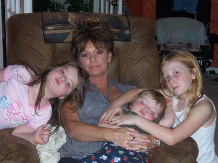 Me and three of my grandchildren