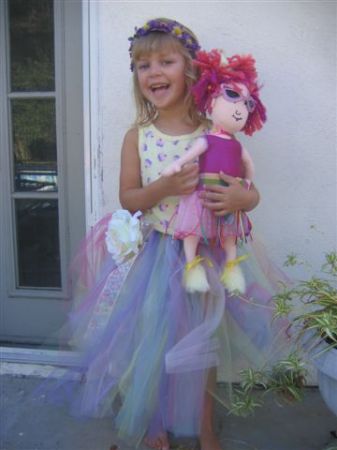 Abby and her doll Fancy Nancy