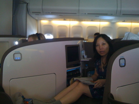 Amy in the Airplane