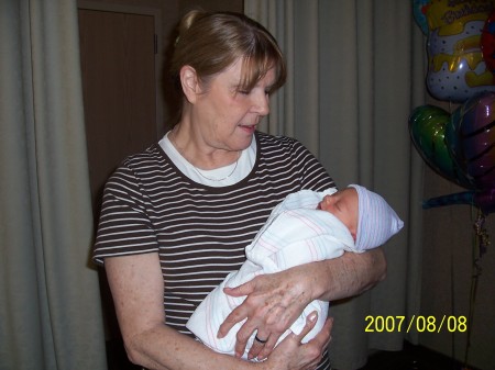 Justin and Great Grandma Pam