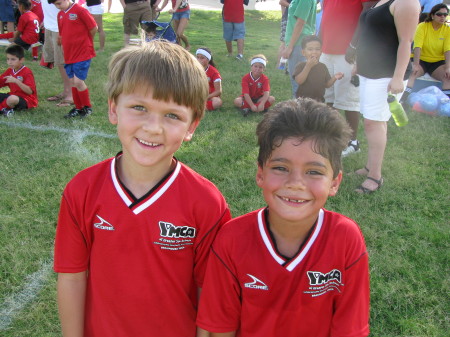 Tristan At His Soccer Game - July 2008