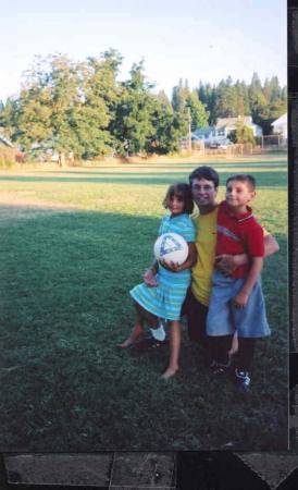 David & kids (Genevieve & Stefan)