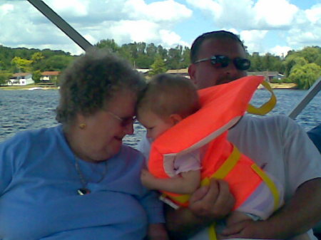 Grandma, brother, and niece