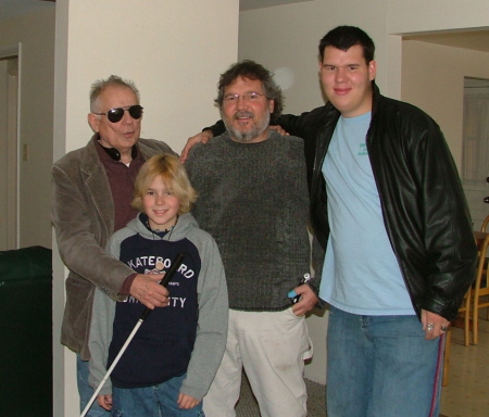 Me my boys and Grandpa