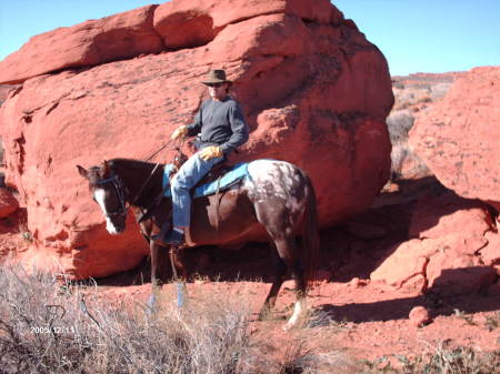 Pete in "Color Country" on Haylee's Comet