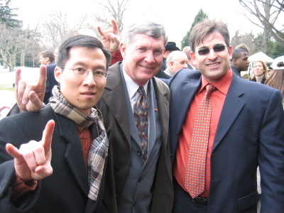 With Mack Brown at the White House