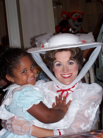 Shayla with Mary Poppins