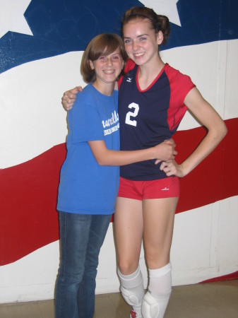 Volleyball Player Jordan and Merrill