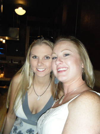 My girl and I at dinner 08