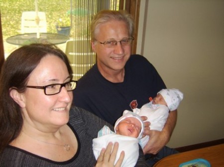 Carol and I with Grandaughters