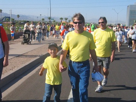 Travis and Randy Walk for JDRF 08