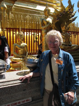 At a temple in Northern Thailand