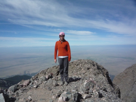 Me on top of Kit Carson Peak