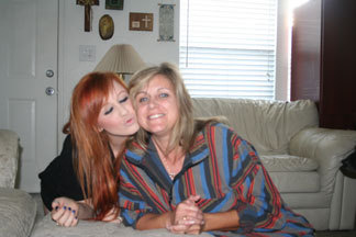 my wife Debbie and Taylor