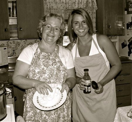 1950s kitchen scene in 2010