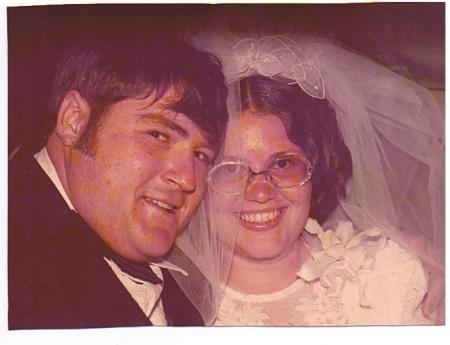 Wendell and Evelyn   Wedding Day Aug. 8,1975