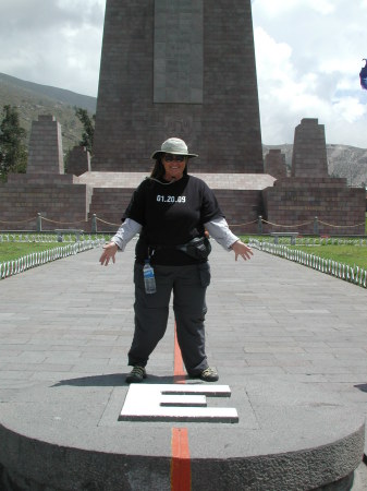 At the Equator in Ecuador