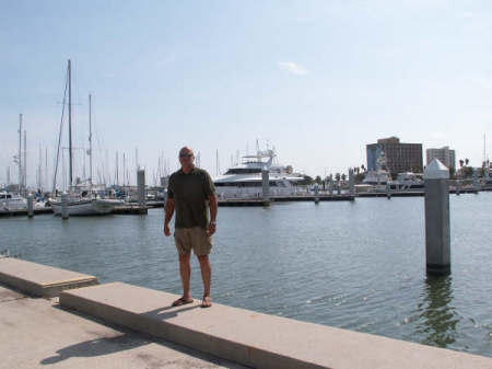Me at Corpus Christi's New Harbor Marina Area