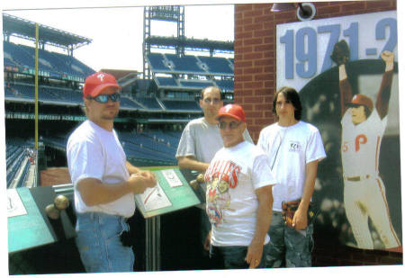 The gang at the Phillies game '08