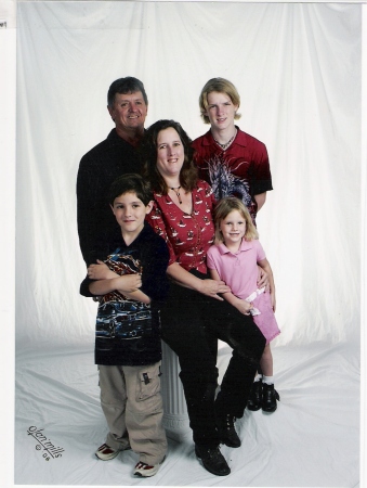 My family in 2007 with My fiance hank marechal