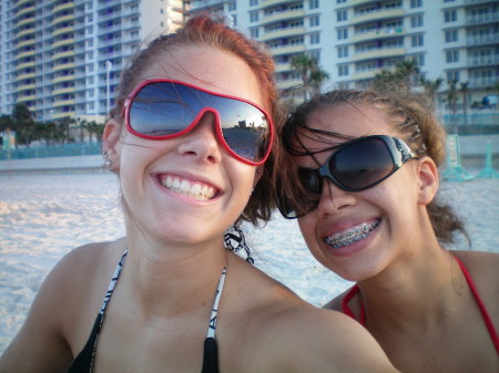 (Daughters) Kayla & Whitney on Beach in FL