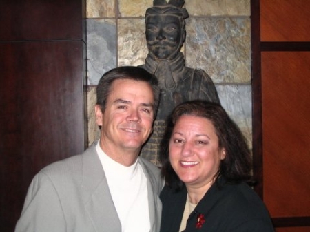 My wife and I at PF Changs