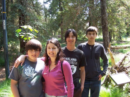 My Family Touring UC Davis